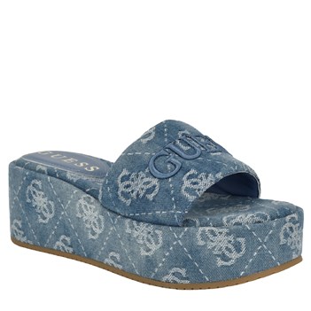 【国内発送】GUESS*Bintai Platform Slide Wedge Sandals GUESS Women's Bintai Platform Slide Sandal | Famous Footwear