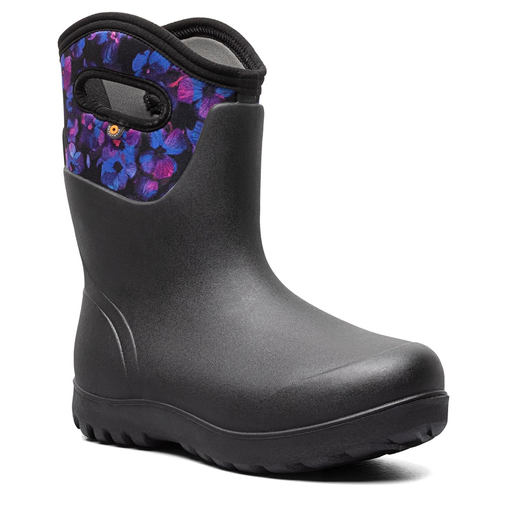 Bogs Women's Neo-Classic Petals Mid Waterproof Winter Boot | Famous Footwear