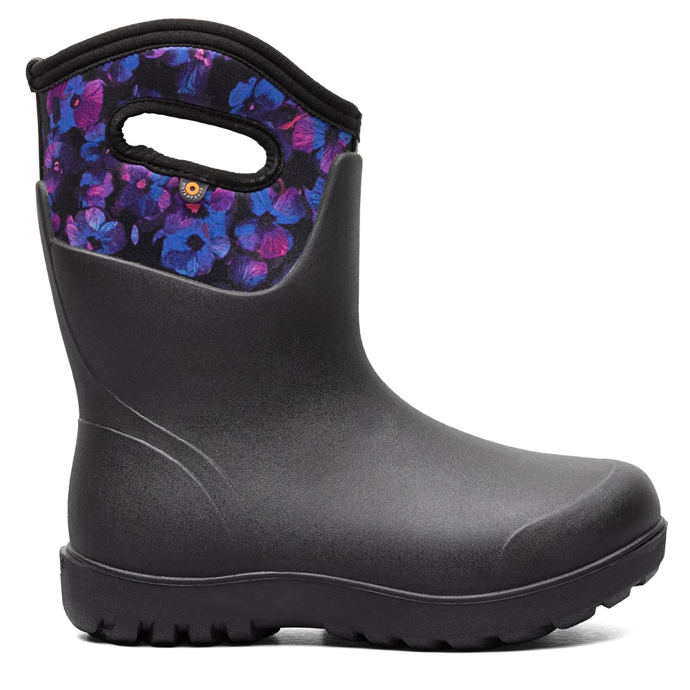 Bogs Women's Neo-Classic Petals Mid Waterproof Winter Boot | Famous Footwear