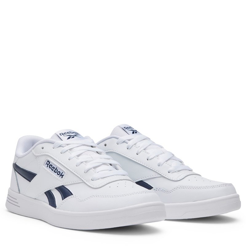 Reebok Men's Court Advance Sneakers (White/White/Navy) - Size 11.0 M