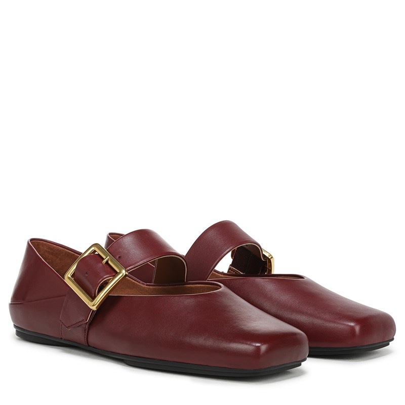 Franco Sarto Women's Oakes Mary Jane Shoes (Bordo Red Leather) - Size 10.0 M