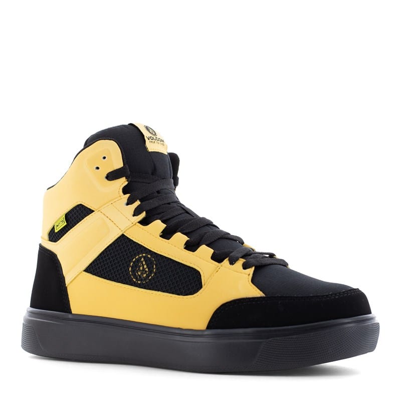 Volcom Men's Evolve Img Composite Toe High Top Work Shoes (Wheat and Black) - Size 10.0