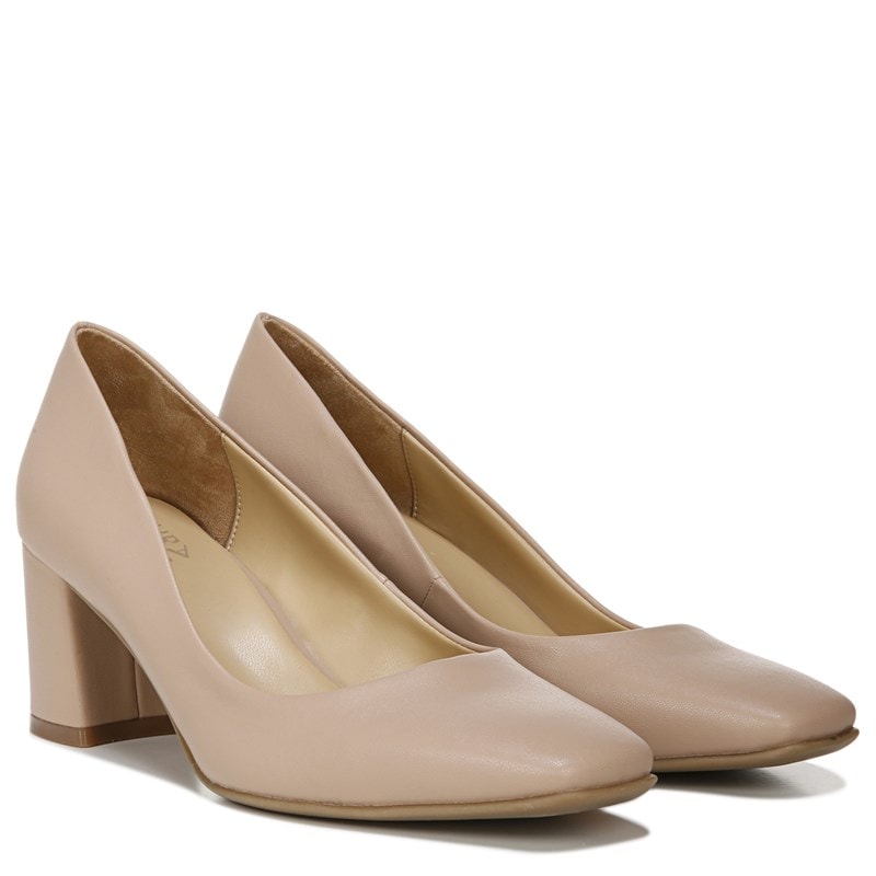 Naturalizer Women's Warner Pump Shoes (Barely Nude Faux Leather) - Size 10.0 M