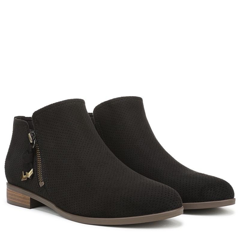 Dr. Scholl's Women's Reverie Ankle Booties (Black Faux Leather) - Size 10.0 M