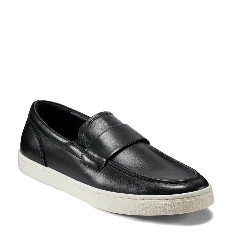 Rockport Men's Reller Flat Loafer Slip On Shoes (Black Leather) - Size 14.0 W