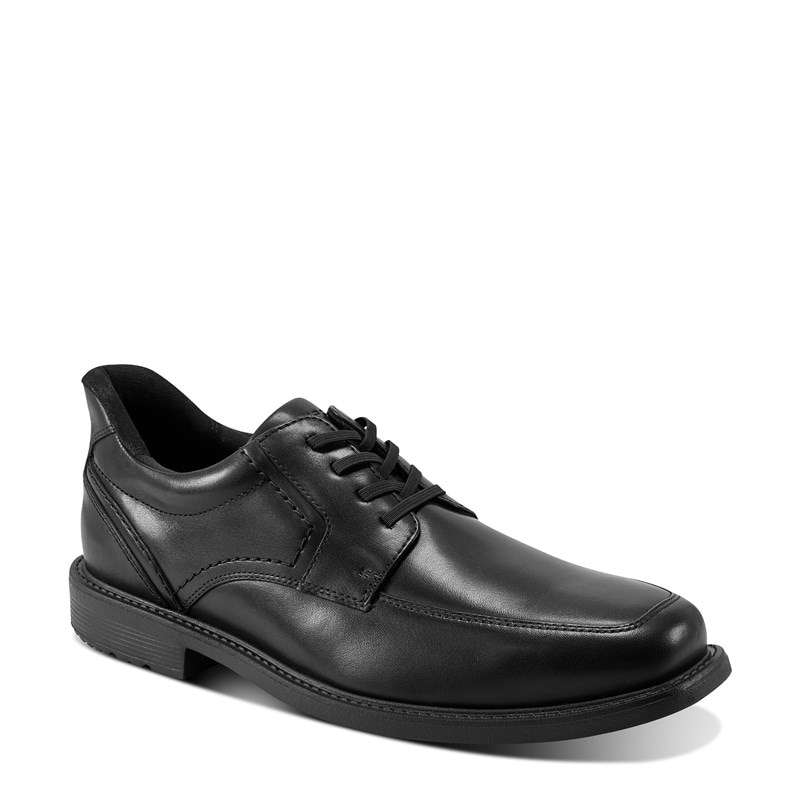 Rockport Men's Seaver Oxford Slip On Shoes (Black Leather) - Size 9.0 W