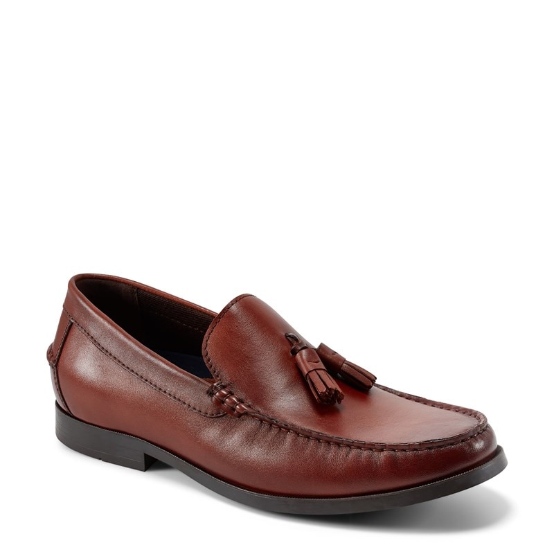 Rockport Men's Whitlaw Tassel Loafer Slip On Shoes (Dark Natural Leather) - Size 10.5 M