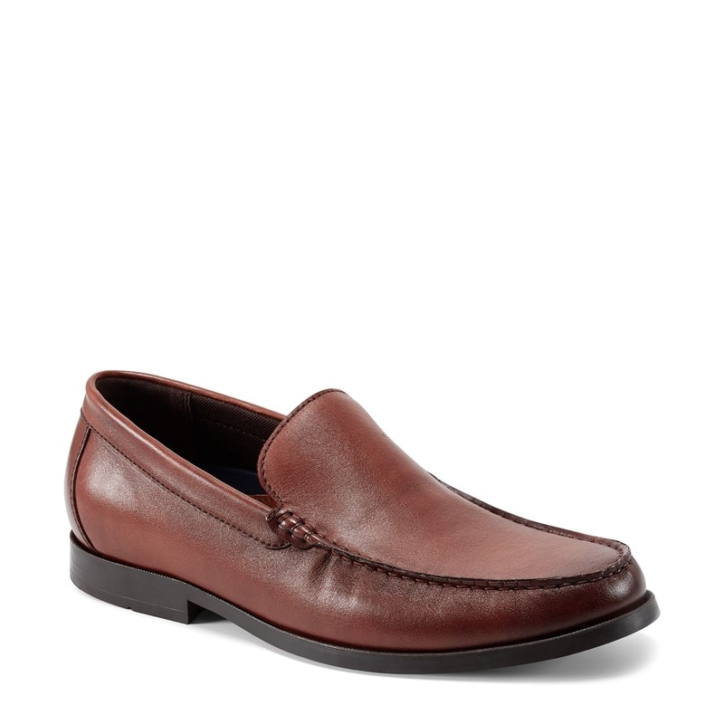 Rockport Men's Whitley Flat Loafer Slip On Shoes (Dark Natural Leather) - Size 8.5 W