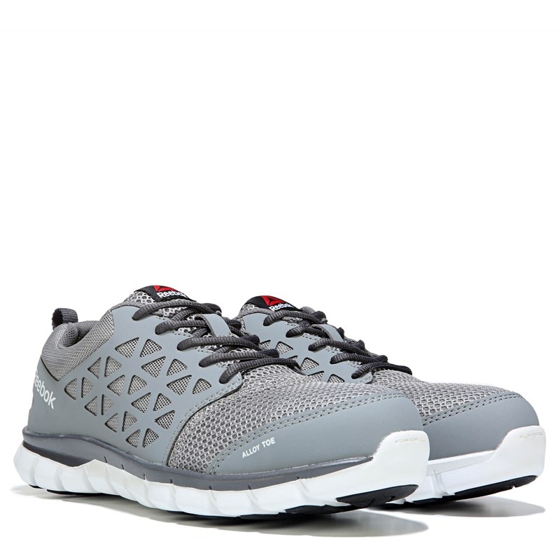 Reebok Work Men's Subtile Cushion Alloy Toe Sneakers (Grey) - Size 10.0 M