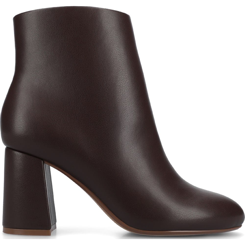 Journee Women's Kit Dress Booties, Chocolate 7 Journee Women's Kit Dress Booties, Chocolate 7
