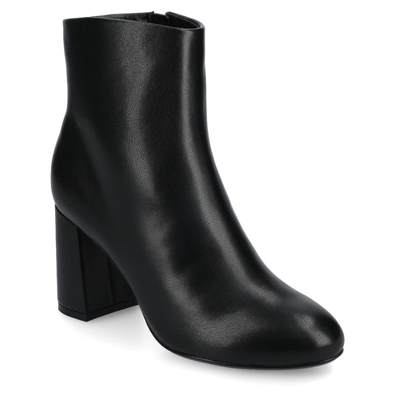 Journee Women's Kit Block Heel Dress Booties (Black) - Size 10.0