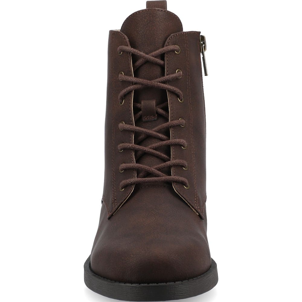 Journee Women's Kodah Medium/Wide Lace-up Ankle Boot | Famous Footwear