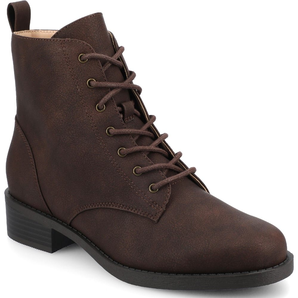Journee Women's Kodah Medium/Wide Lace-up Ankle Boot | Famous Footwear