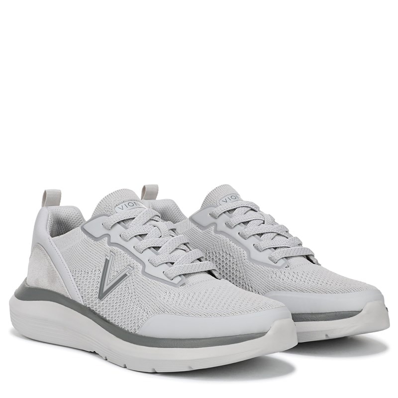 Vionic Women's Hayward Sneakers (Vapor Grey Knit Suede) - Size 8.5 W