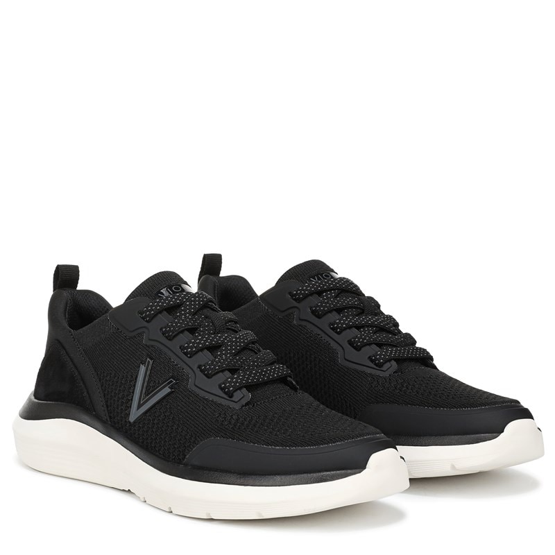 Vionic Women's Hayward Sneakers (Black Knit Suede) - Size 12.0 W