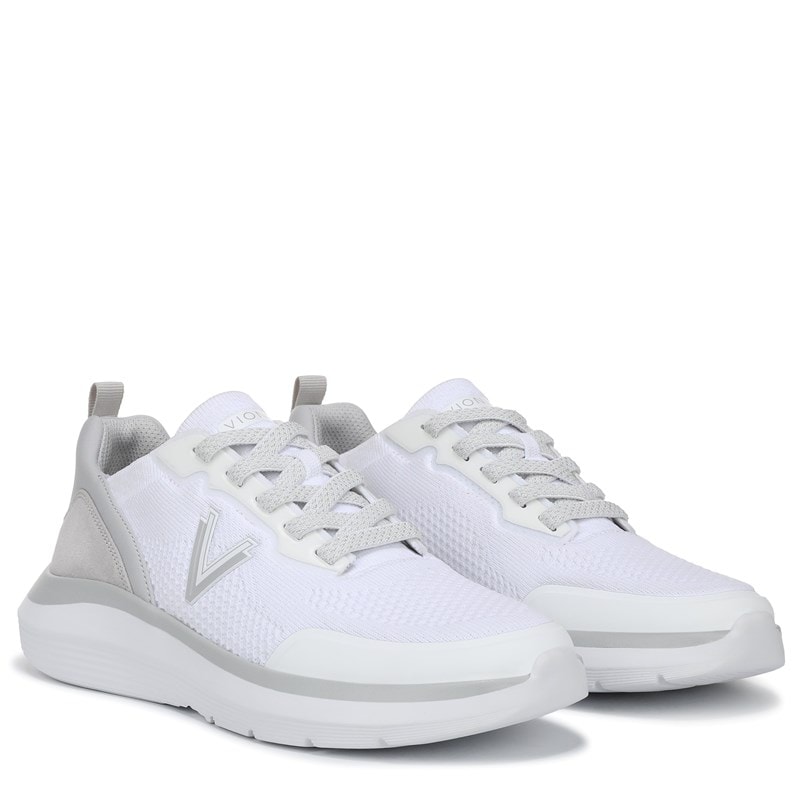Vionic Women's Hayward Sneakers (White Knit Suede) - Size 9.5 M