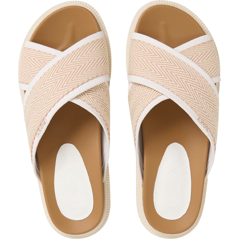 Roxy Women's Capri Criss Cross Slide Sandal | Famous Footwear