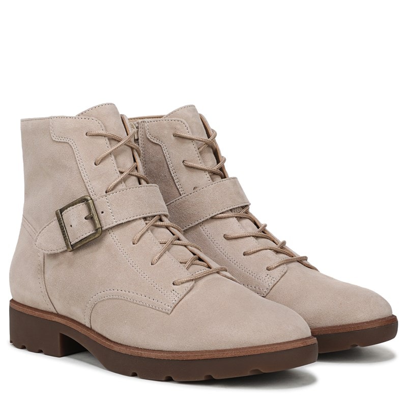 Vionic Women's Catina Booties (Lucid Beige Waxed Suede) - Size 6.5 M