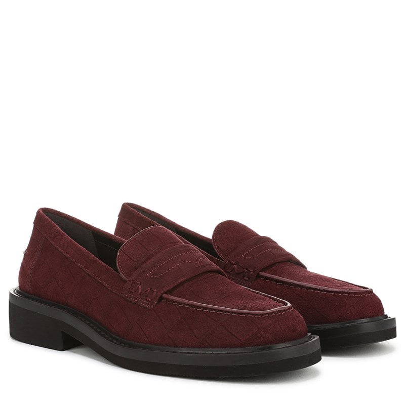 Vionic Women's Caitlin Loafers (Cherry Jubilee Croco Embossed) - Size 9.5 M