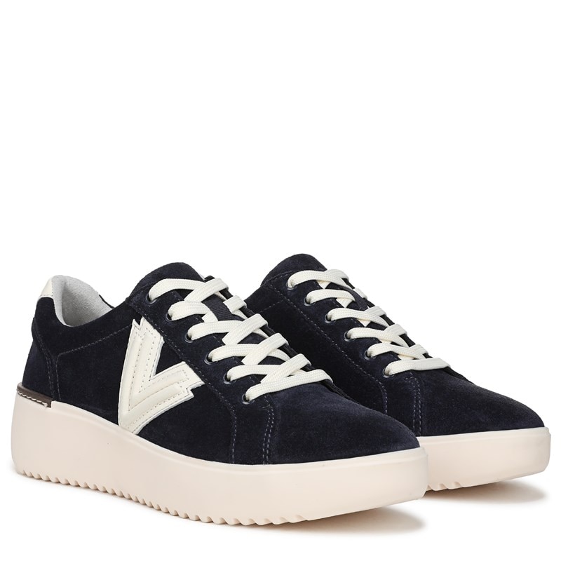 Vionic Women's Kearny Lace 2.0 Lace Up Shoes (Navy Blazer Suede) - Size 10.0 M