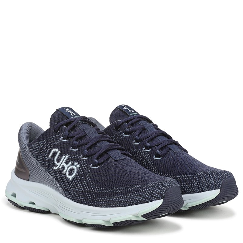 Ryka Women's Devotion X Walking Sneakers (Academy Blue Mesh Fabric) - Size 10.0 M