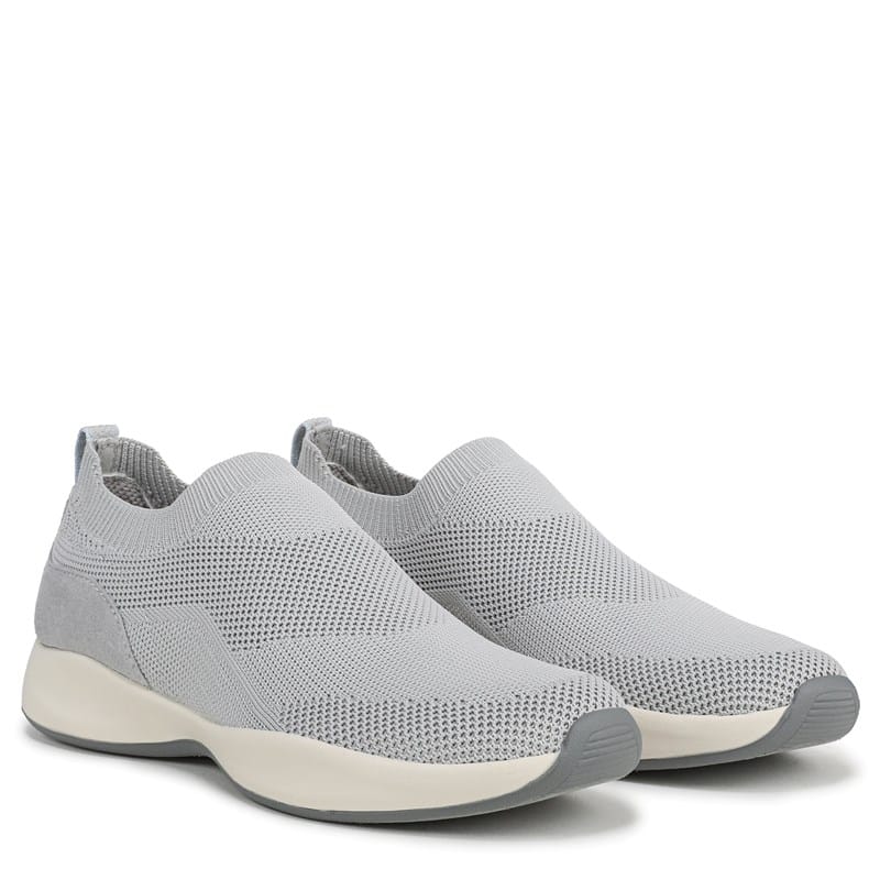 Bzees For Lifestride Women's Upbeat Slip On Sneakers (Harbor Mist Knit Fabric) - Size 7.5 M