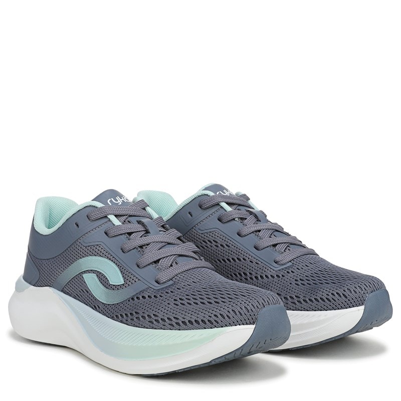 Ryka Women's Convoy Walking Sneakers (Flintstone Blue Mesh) - Size 8.5 M
