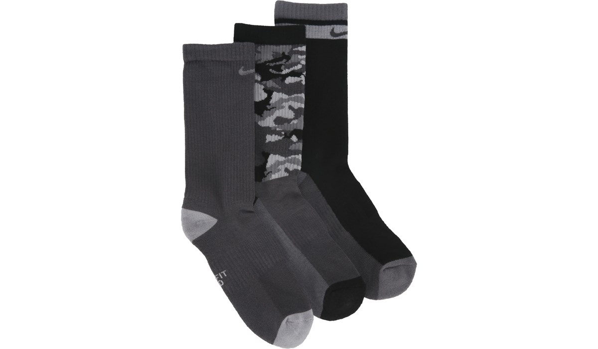 nike camo crew socks