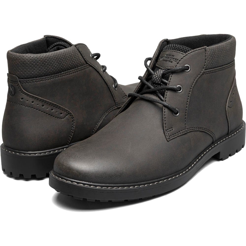 Nunn Bush Mens Delton Plain Toe Chukka Boots Black 81708-001 10.5 W Wide Fit NEW Delton Plain Toe Chukka Boot Men main image 2