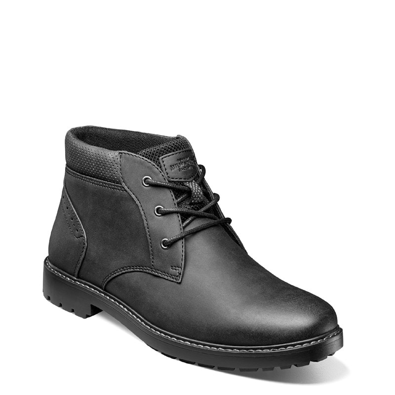 Nunn Bush Men's Delton Medium/Wide Plain Toe Chukka Boots (Black) - Size 8.5 M
