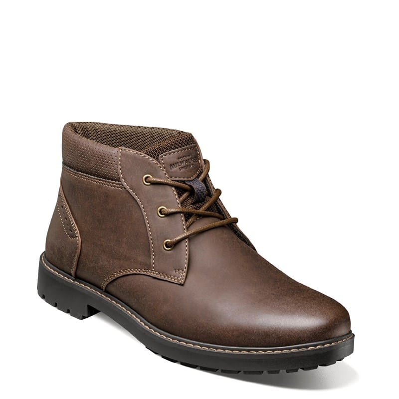 Nunn Bush Men's Delton Medium/Wide Plain Toe Chukka Boots (Brown) - Size 9.0 W