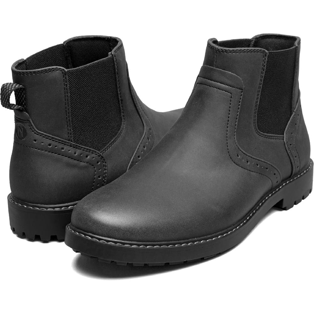 Nunn Bush Black Leather Delton Plain Toe Chelsea Boots Nunn Bush Delton Plain Toe Boots in Black for Men | Lyst main image 4