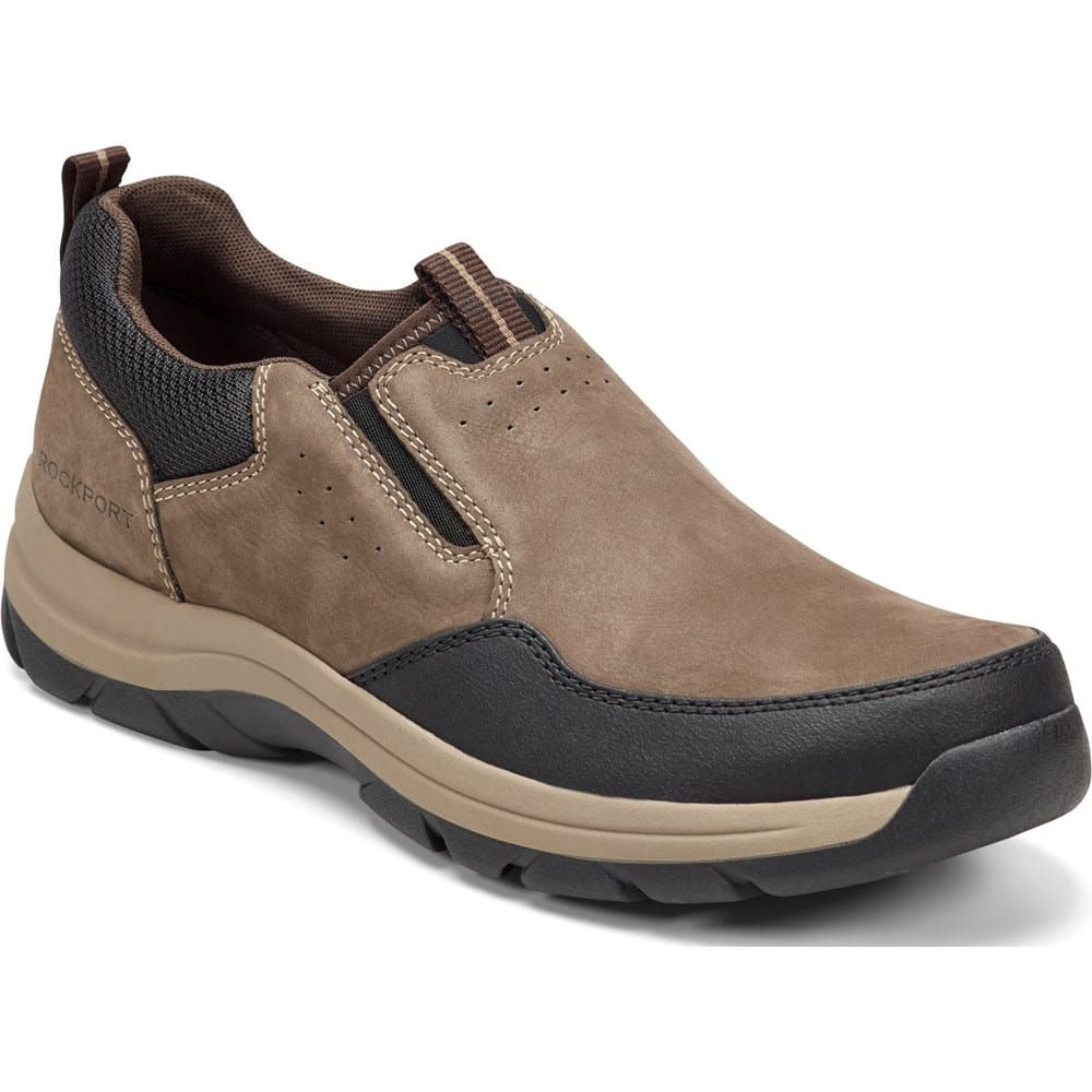 Rockport Falcon Men's Slip On - Dark Taupe Size 14