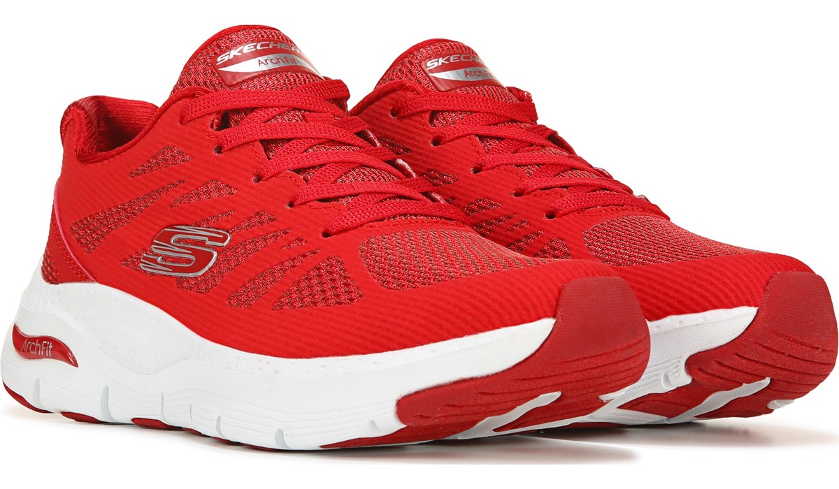 red skechers shoes