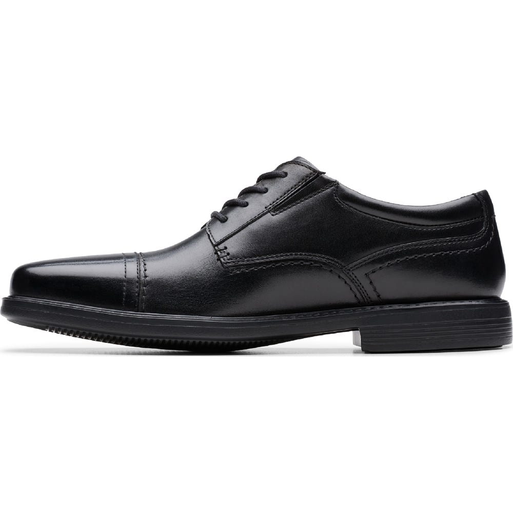 Clarks Men's Dresslite Cap Dress Shoes | Black | Size 8 | Leather Clarks Men's Dresslite Cap Dress Shoes | Black | Size 8 | Leather