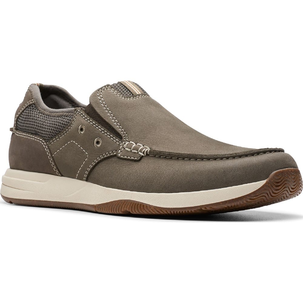 Clarks Men's Sailview Step Slip Resistant Slip On | Famous Footwear