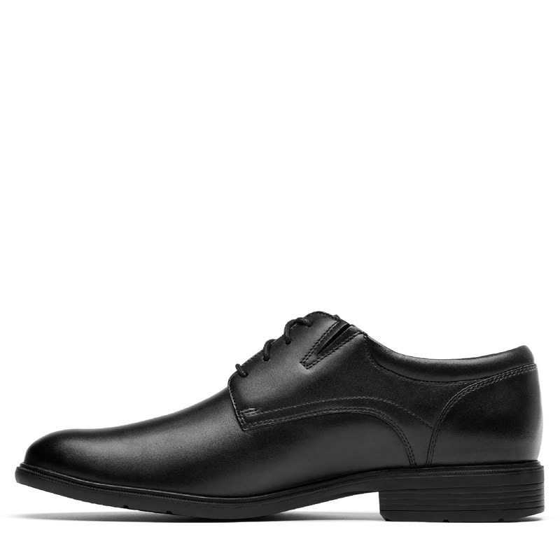 Clarks Men's Steadwell Lace Plain Toe Oxford Shoes (Black Leather) - Size 7.0 M