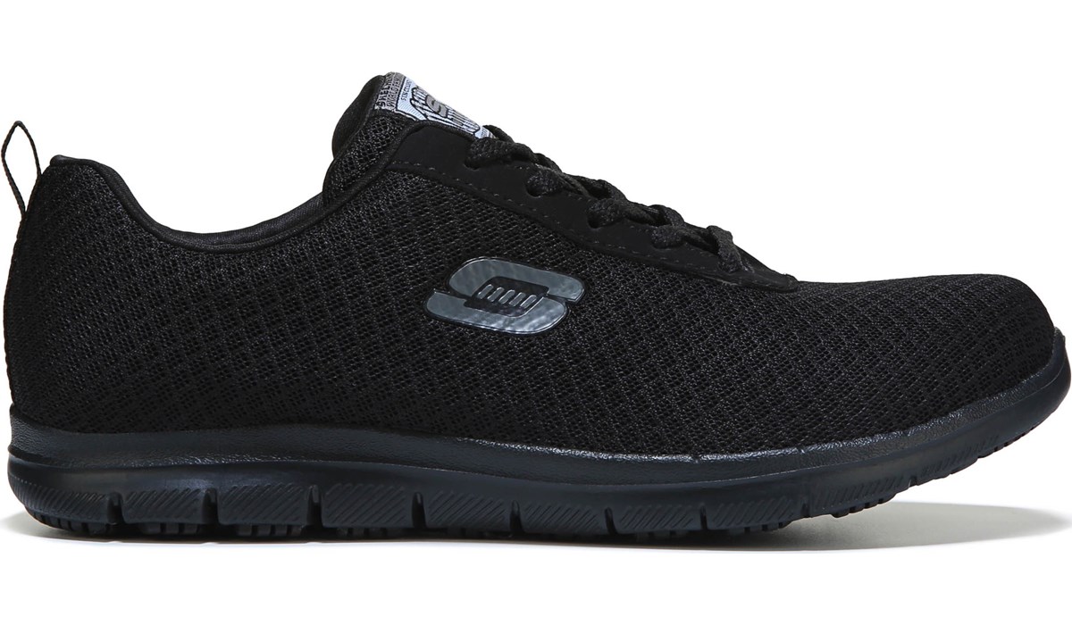 skechers slip on work boots