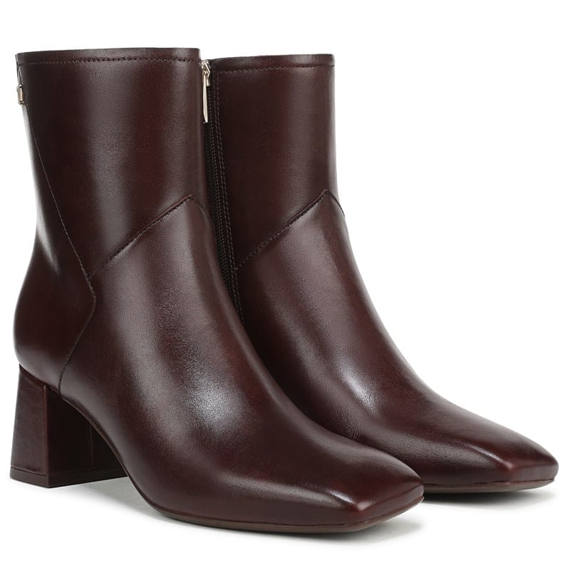 Naturalizer Women's Christine Dress Booties (Wine Red Leather) - Size 8.5 W