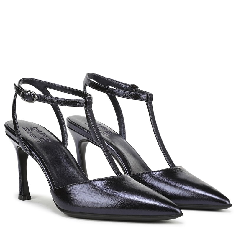 Naturalizer Women's Astrid Pump Shoes (Navy Leather) - Size 6.0 W