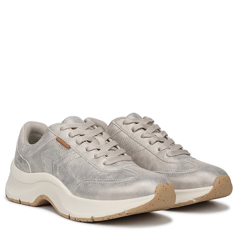 Dr. Scholl's Women's Walk Mode Sneakers (Champagne Beige Faux Leather) - Size 11.0 M