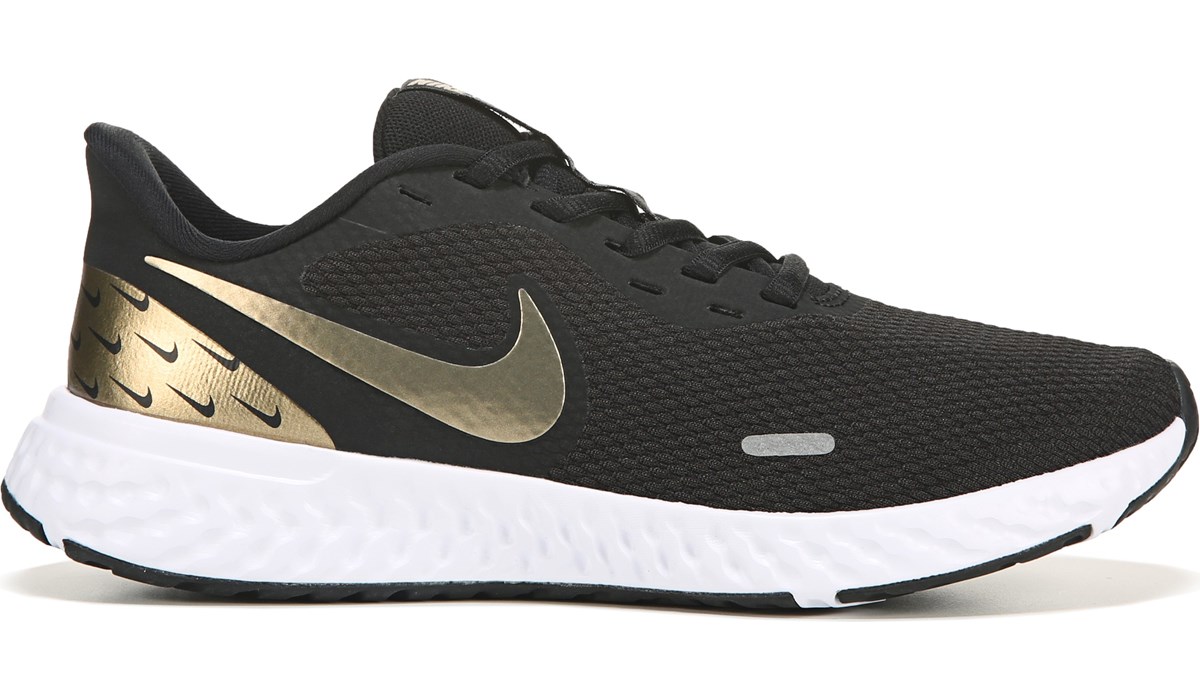 nike revolution 5 ladies trainers black