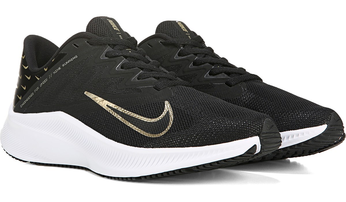 nike quest black and grey