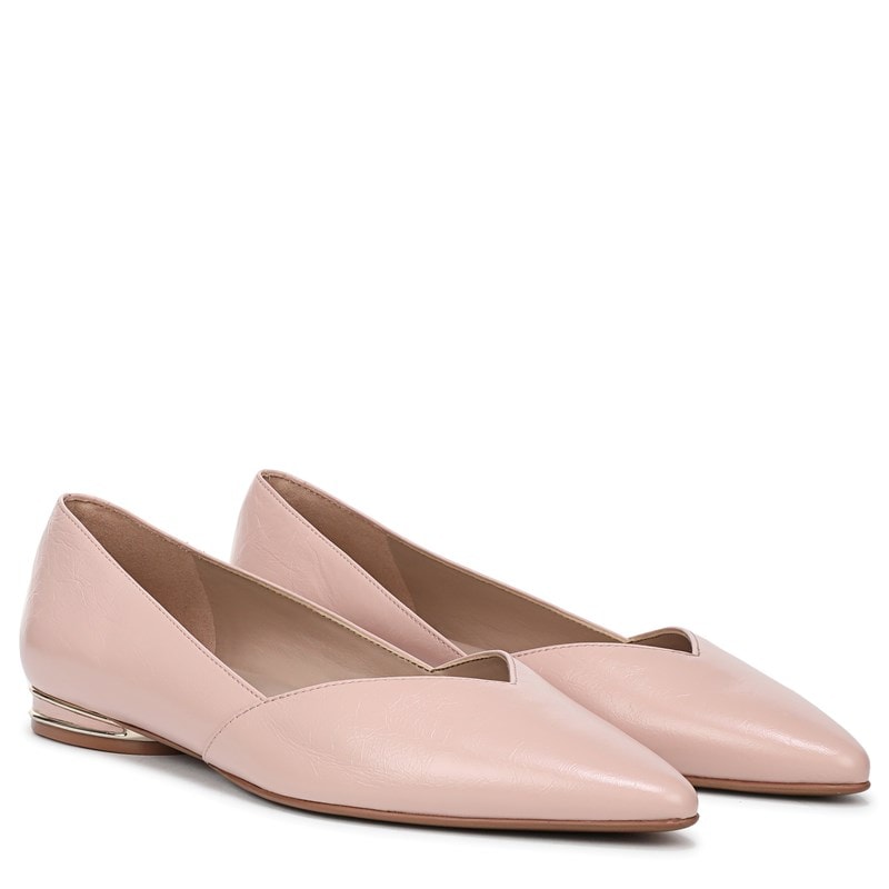 Naturalizer Women's Havana Ballet Flat Shoes (Pink Pink Crinkled Leather) - Size 6.0 W