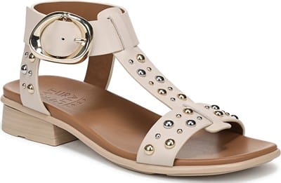 Women's Brandy Sandal - Ivory Beige Leather