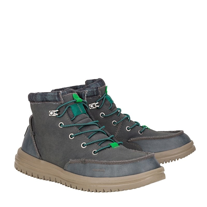 Heydude Men's Bradley Classic Lace Up Boots (Charcoal) - Size 11.0 M