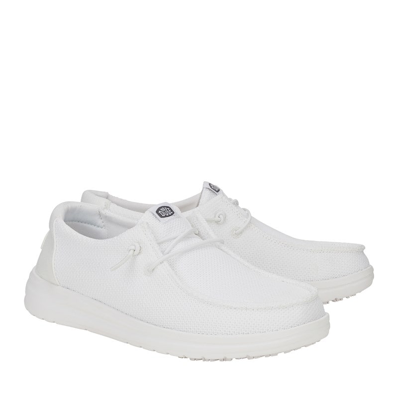 Heydude Women's Wendy Work Ce Classic Slip Resistant Shoes (White) - Size 12.0 M