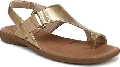 Women's Freya Sandal - Dark Gold Faux Leather