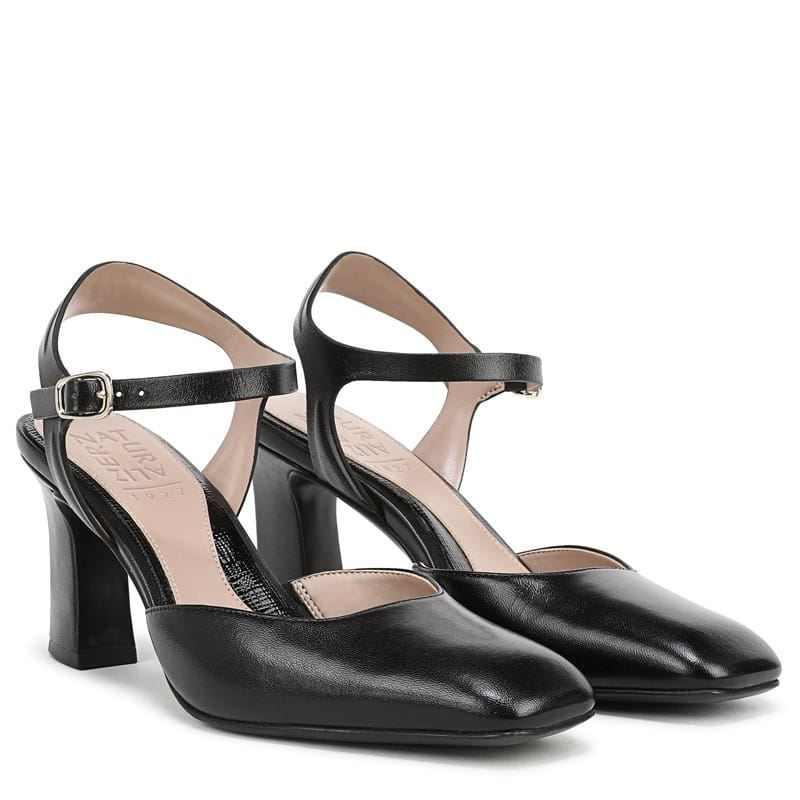 Naturalizer Women's Frankie Dress Sandals (Black Leather) - Size 12.0 M