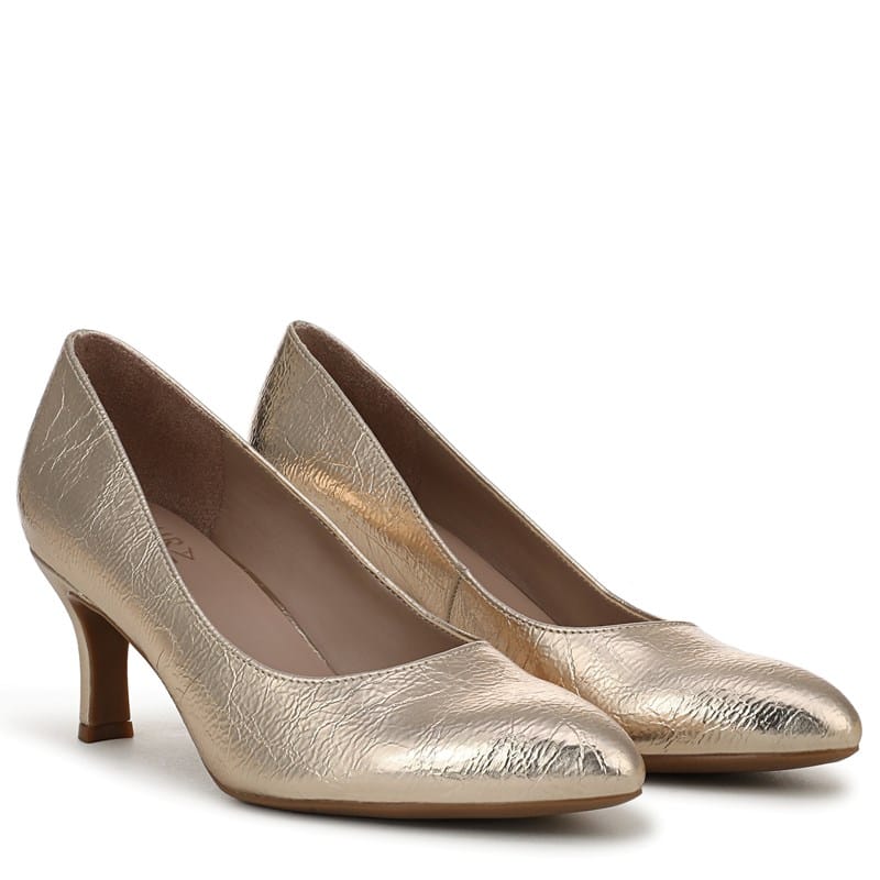 Naturalizer Women's Flora Pump Shoes (Champagne Faux Leather) - Size 5.0 M